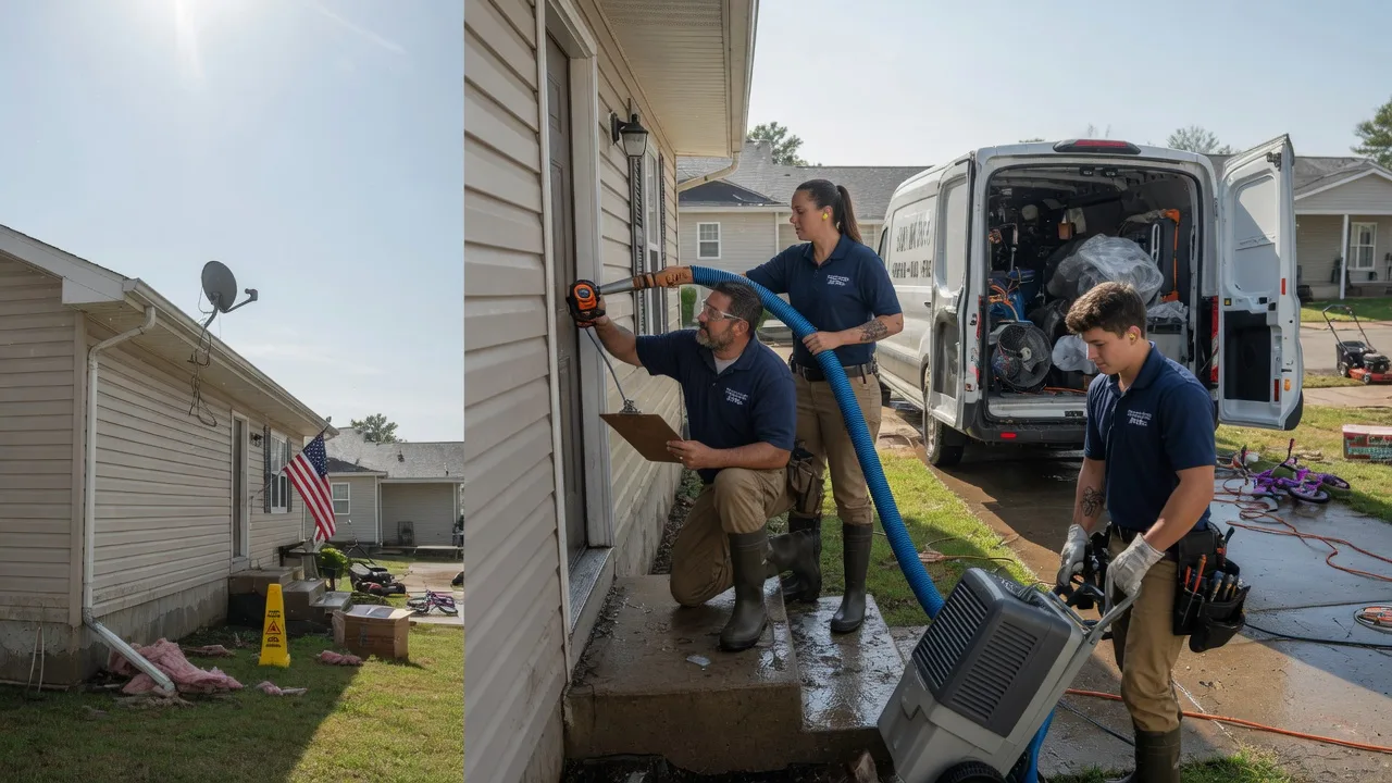 Ceiling Water Damage Restoration in Polk, OH near me